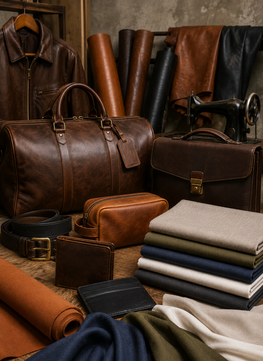 velia global trade leather garments & textiles​